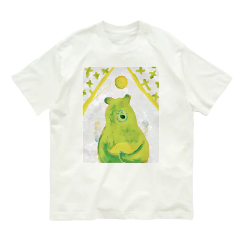 祈りのくま オーガニックコットンTシャツ