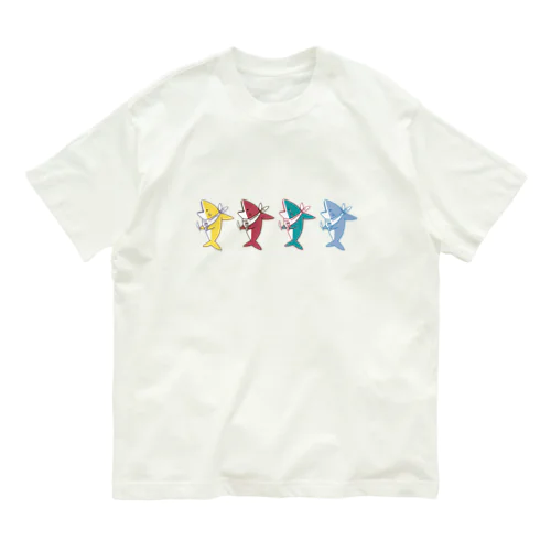 はらぺこサメ Organic Cotton T-Shirt