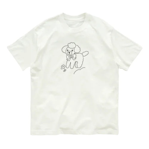 ぬいプードル！シンプル Organic Cotton T-Shirt