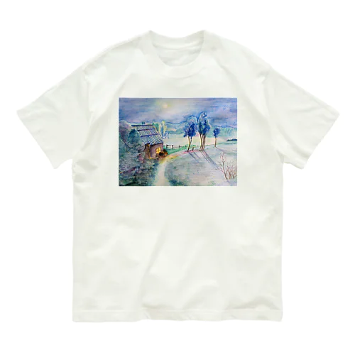 休日の夜 Organic Cotton T-Shirt