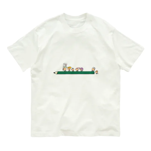 つぶっちーズ　「遠足」 オーガニックコットンTシャツ