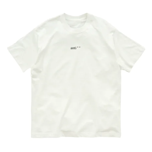 "logo" オーガニックコットンTシャツ