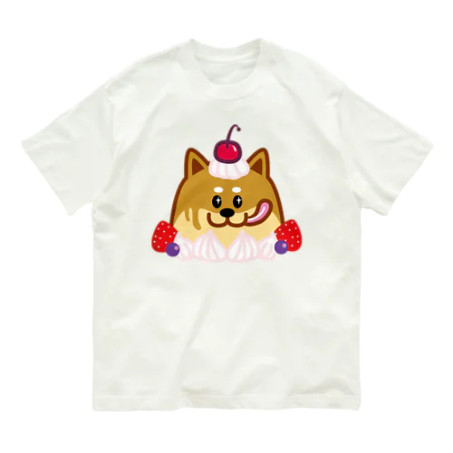 柴犬プリン Organic Cotton T-Shirt