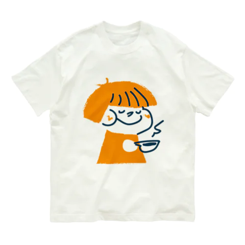 ひとくち餃子ひろやす（コーヒー） Organic Cotton T-Shirt