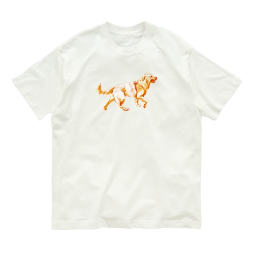 ゴールデン_シンプルオレンジ Organic Cotton T-Shirt