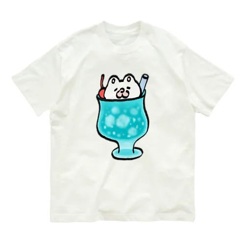 まっくすらぶりーソーダフロート Organic Cotton T-Shirt