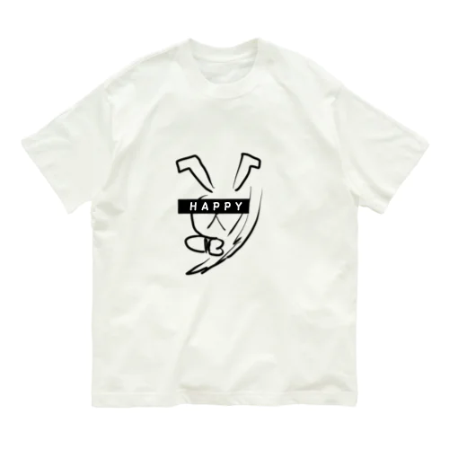 ハッピー Organic Cotton T-Shirt