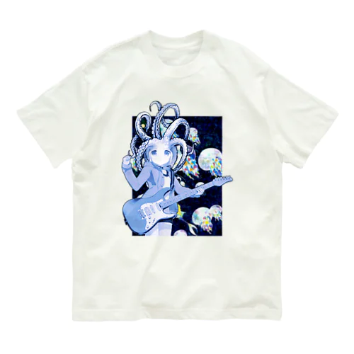 ロックタコ少女 Organic Cotton T-Shirt