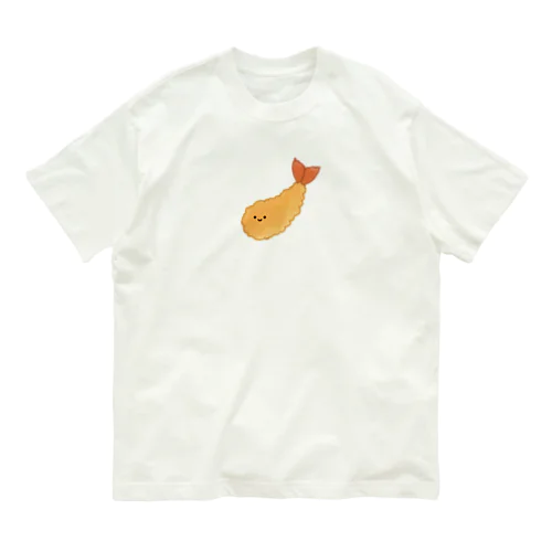 ほほえみえびふりゃーッ オーガニックコットンTシャツ