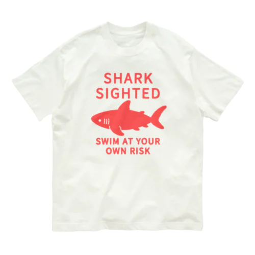 SHARK_SIGHTED オーガニックコットンTシャツ