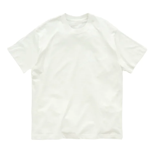 アナトリア象形文字　鳥（ワンポイント　白） Organic Cotton T-Shirt