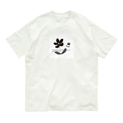 暗闇の花 オーガニックコットンTシャツ