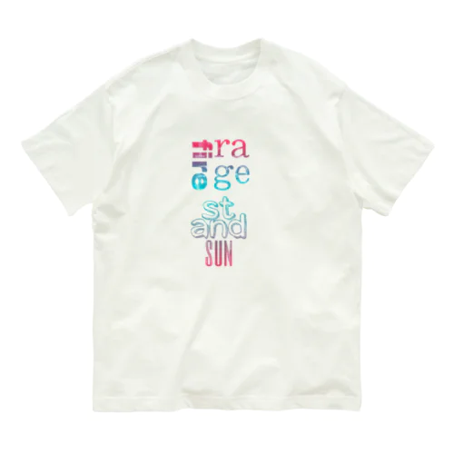 爆音サイケ オーガニックコットンTシャツ