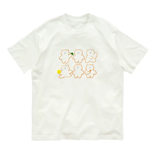 おすましくま子たち オーガニックコットンTシャツ