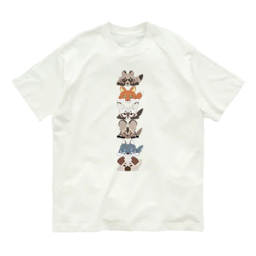 ぺたんこ犬科 Organic Cotton T-Shirt