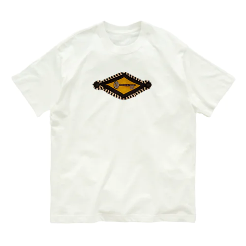 antique key　×　yellow Organic Cotton T-Shirt