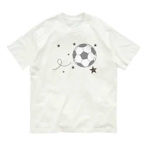 ギンガムチェックとお星様と Organic Cotton T-Shirt