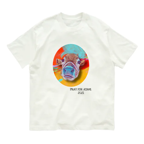 熱海の牛さん3 オーガニックコットンTシャツ