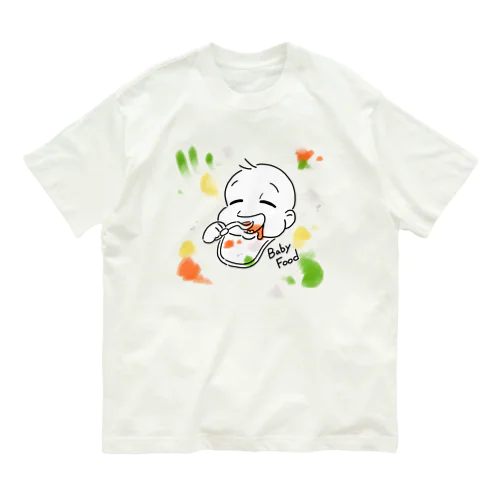 離乳食ベイビー Organic Cotton T-Shirt