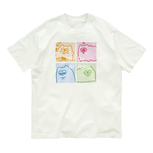 どっぐもーにんぐ-喜怒哀楽 オーガニックコットンTシャツ