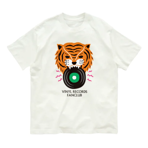 レコード好き オーガニックコットンTシャツ