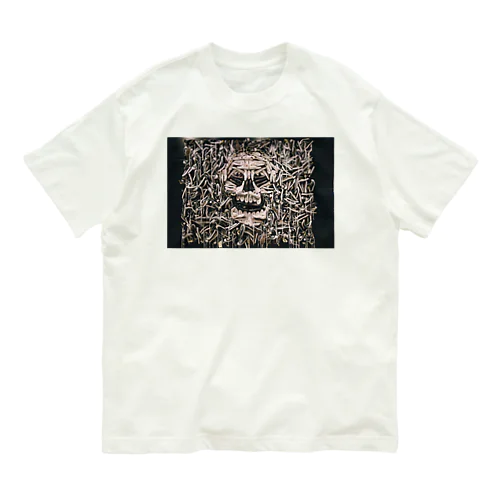 sneaker skull オーガニックコットンTシャツ