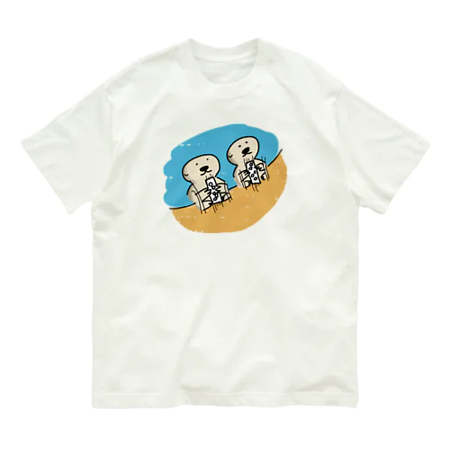 おもちゃで遊ぶラッコ Organic Cotton T-Shirt