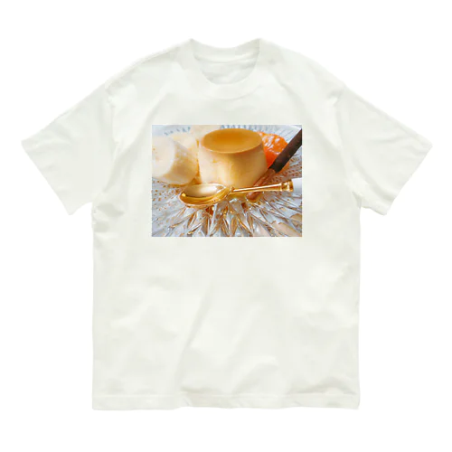 昭和思い出プリン Organic Cotton T-Shirt