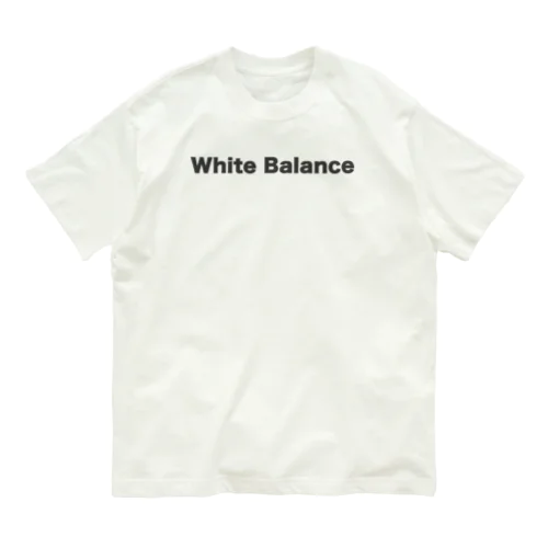 ホワイトバランス オーガニックコットンTシャツ