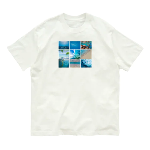 ブルーオーシャン戦略／ blue ocean strategy オーガニックコットンTシャツ