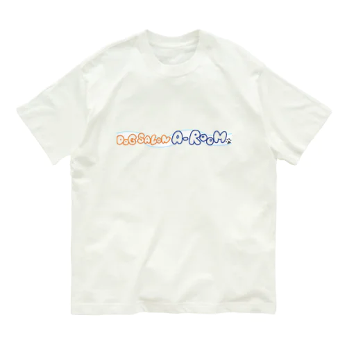 A-ROOMくりぬきロゴ オーガニックコットンTシャツ