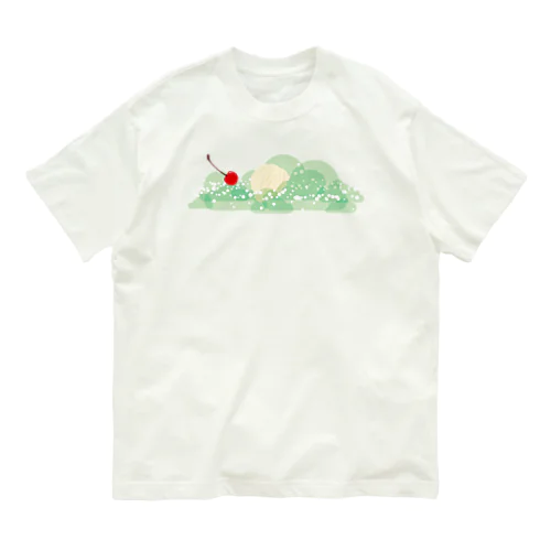 クリームソーダ オーガニックコットンTシャツ