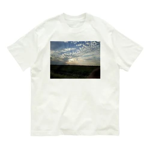 sky オーガニックコットンTシャツ