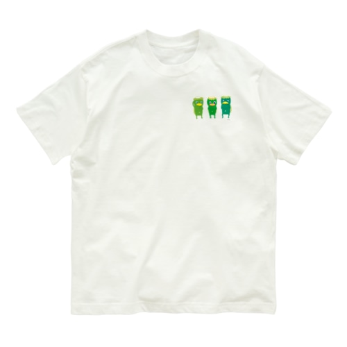 おばけTシャツ＜かっぱ会議・小＞ Organic Cotton T-Shirt
