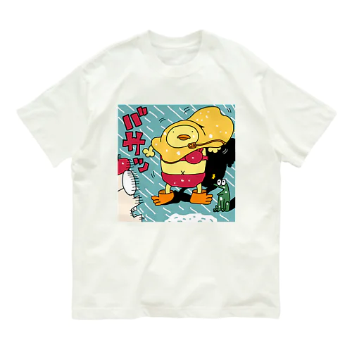 秘めたるぴよ オーガニックコットンTシャツ