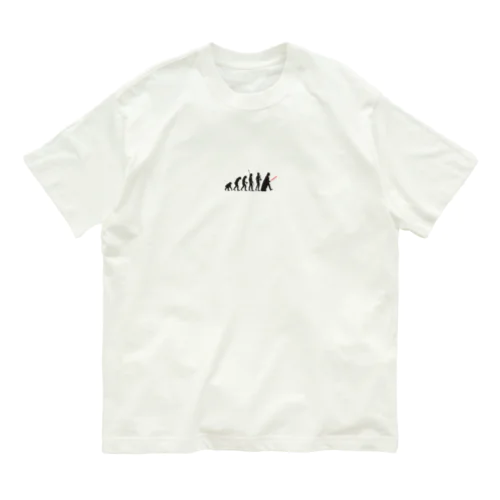 人類進化スター●ォーズ Organic Cotton T-Shirt