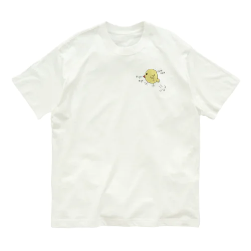 ひよこの ぱたピヨさん Organic Cotton T-Shirt