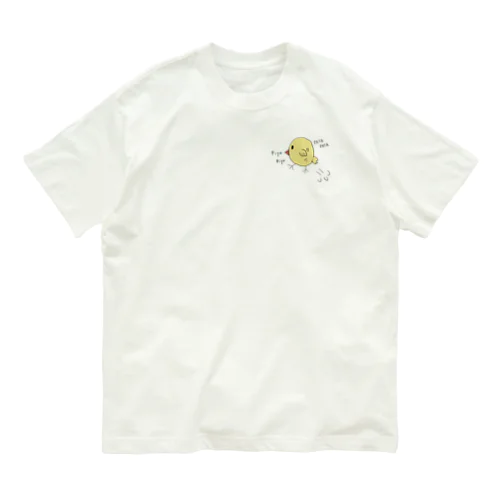 ひよこの ぱたピヨさん オーガニックコットンTシャツ