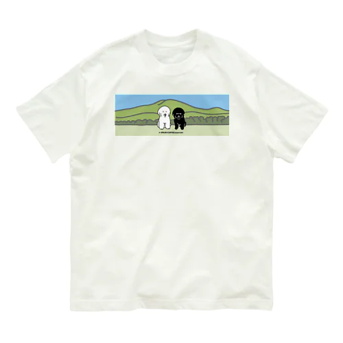 松福アイテム各種　山 オーガニックコットンTシャツ