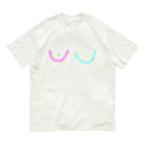 パステル乳房 Organic Cotton T-Shirt