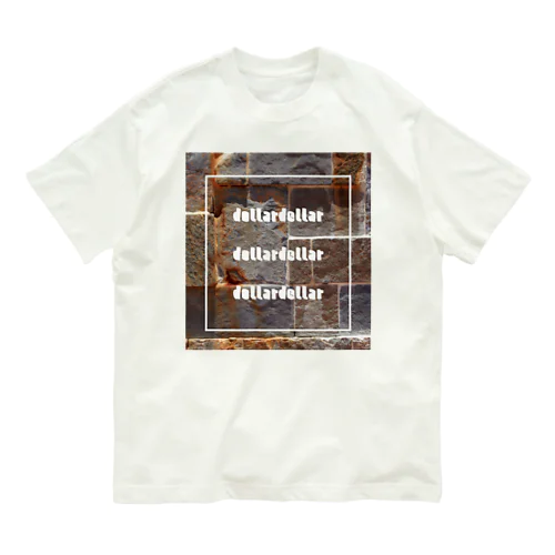 dollardollar wall オーガニックコットンTシャツ