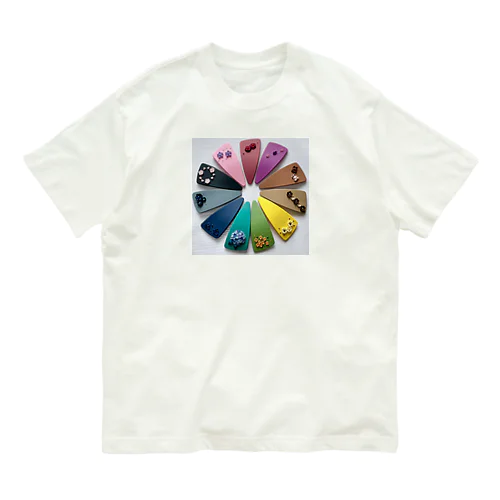 大きめのカラフルヘアピン Organic Cotton T-Shirt