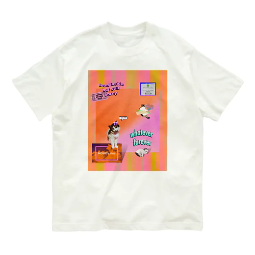 vintage vaporwave #02 オーガニックコットンTシャツ