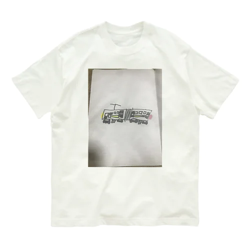 でんしゃ Organic Cotton T-Shirt