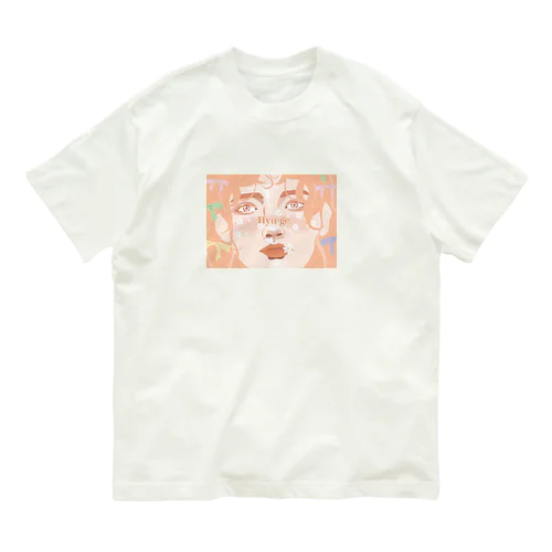 hyu-ge オーガニックコットンTシャツ