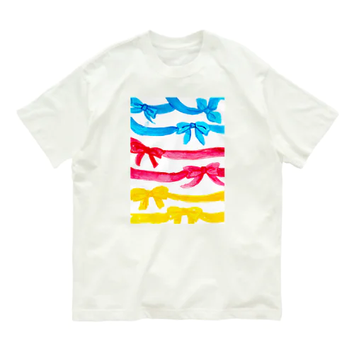 りぼんribbon オーガニックコットンTシャツ