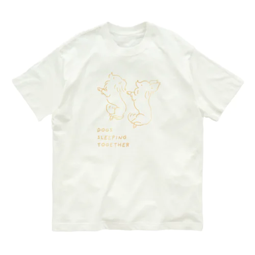 眠る犬（チワックス） Organic Cotton T-Shirt