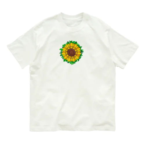 小さめHIMAWARI🌻真夏のYouTuber祭り2021 Organic Cotton T-Shirt