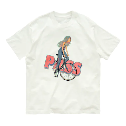 "PASS" オーガニックコットンTシャツ