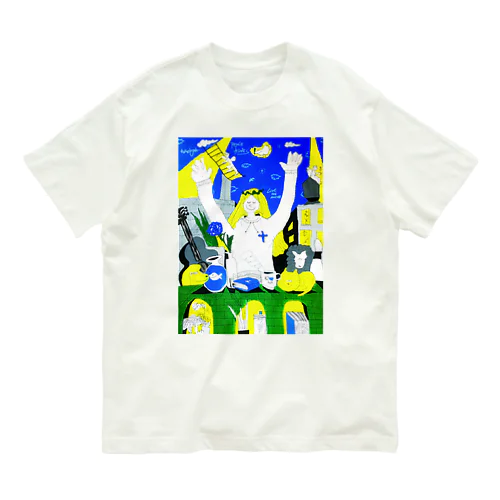 "JOYFUL,JOYFUL"  オーガニックコットンTシャツ